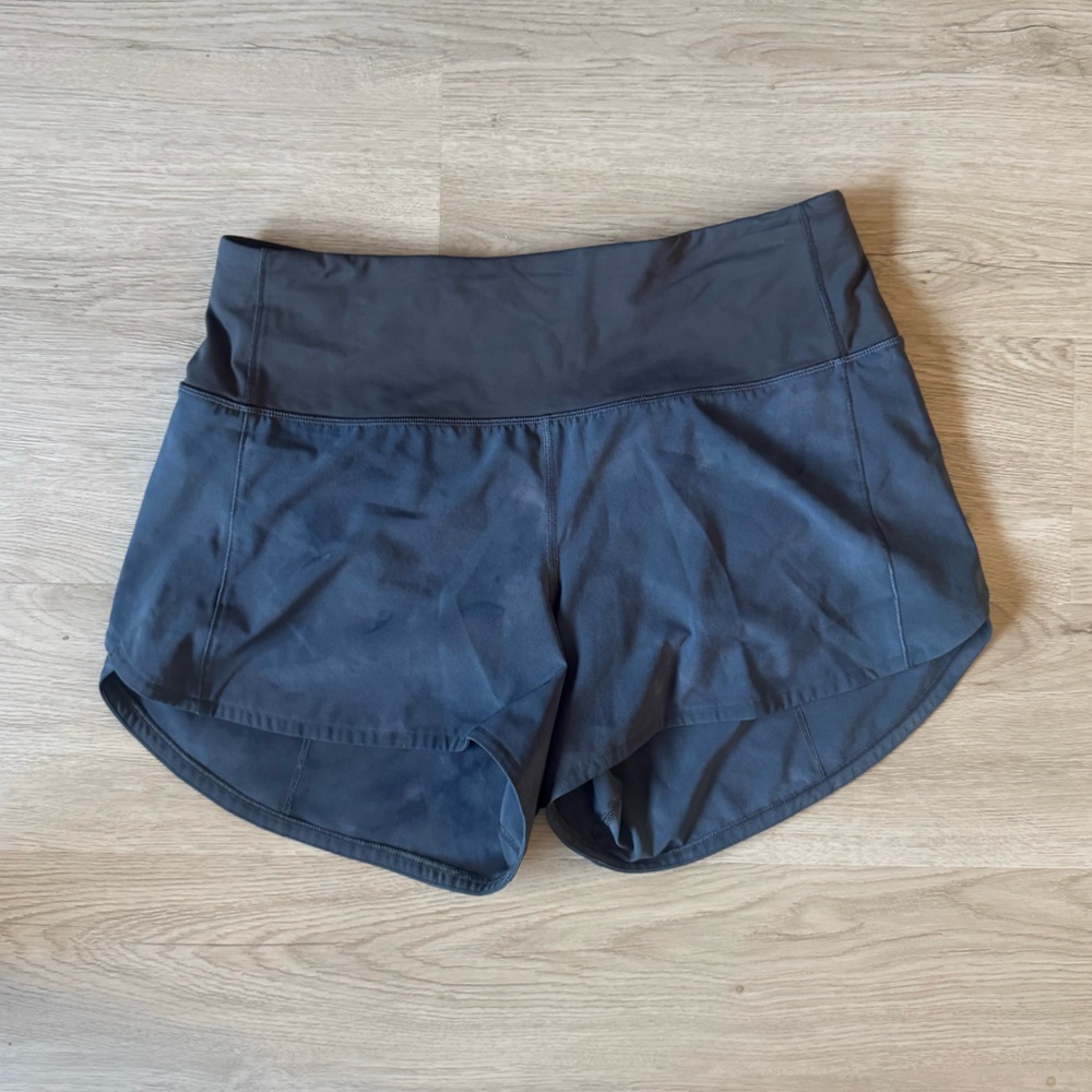 lululemon athletica Black Athletic Running Shorts